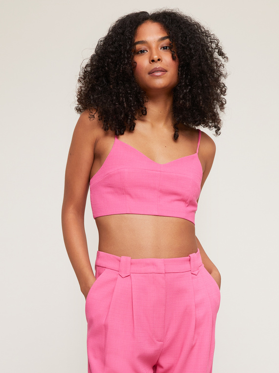 Short canvas top