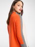Color block wool sweater image number 3