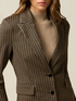 Blazer realizzato in punto milano fantasia image number 2