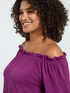 Off-Shoulder-T-Shirt aus Viskose-Jersey image number 2