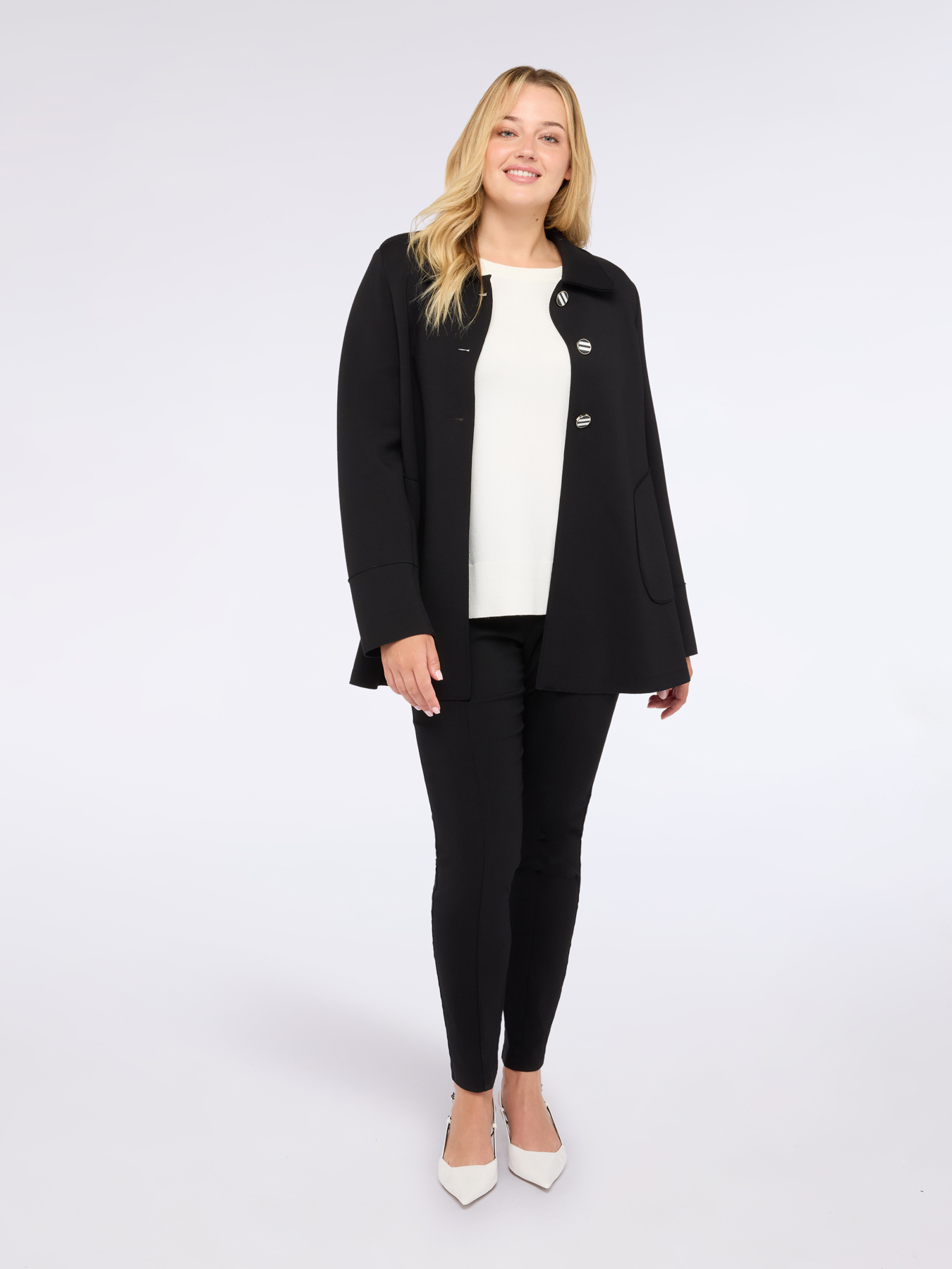 Long-sleeved top with boat neck image number 2