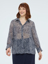 Camicia in creponne con stampa floreale image number 0