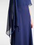 Elegant long dress with stole image number 3