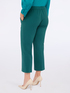 Kick flare pants in stretch fabric image number 1