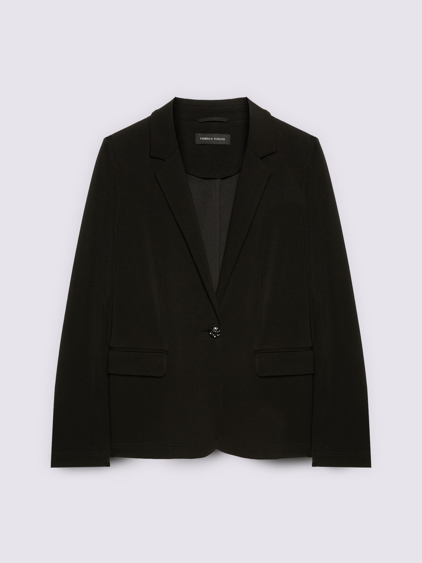 Soft blazer in scuba fabric image number 5