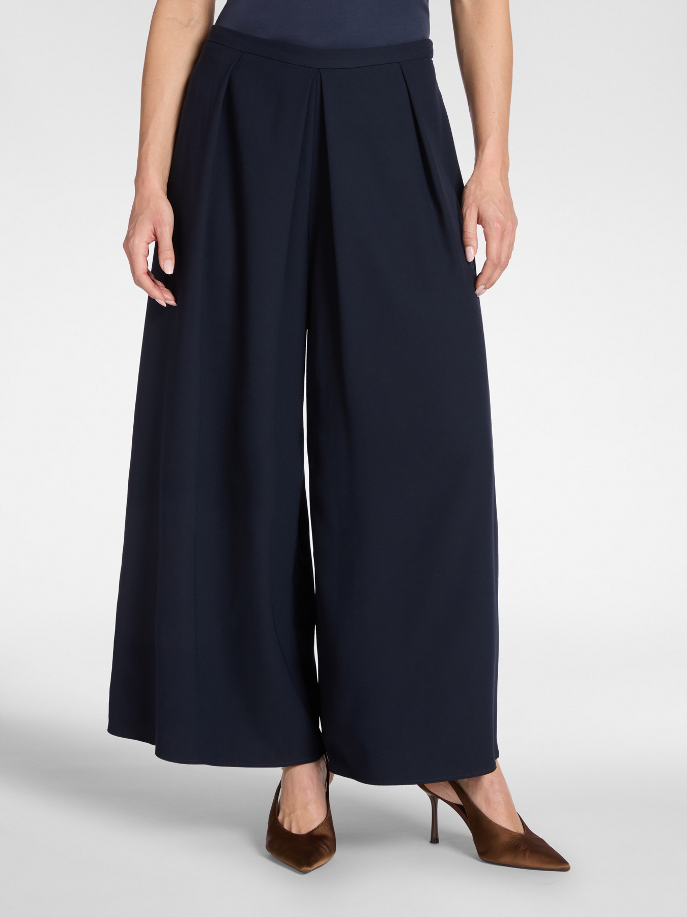 Pantaloni palazzo in cady image number 2