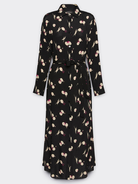 Bedrucktes Hemdblusenkleid