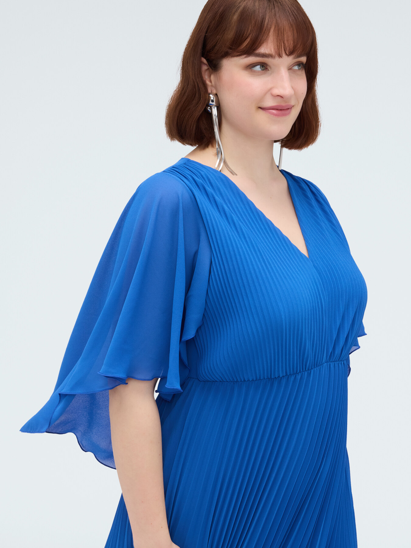 Kleid DREAM aus plissiertem Georgette image number 3
