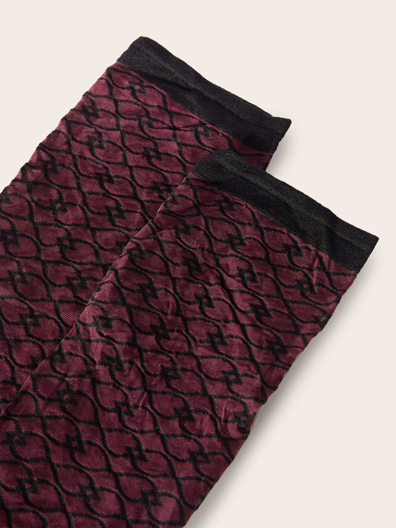 Sheer ankle socks with Double Love logo image number 2