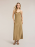 Rochie lungă lingerie din satin image number 0