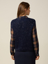 Gilet misto mohair con paillettes image number 1