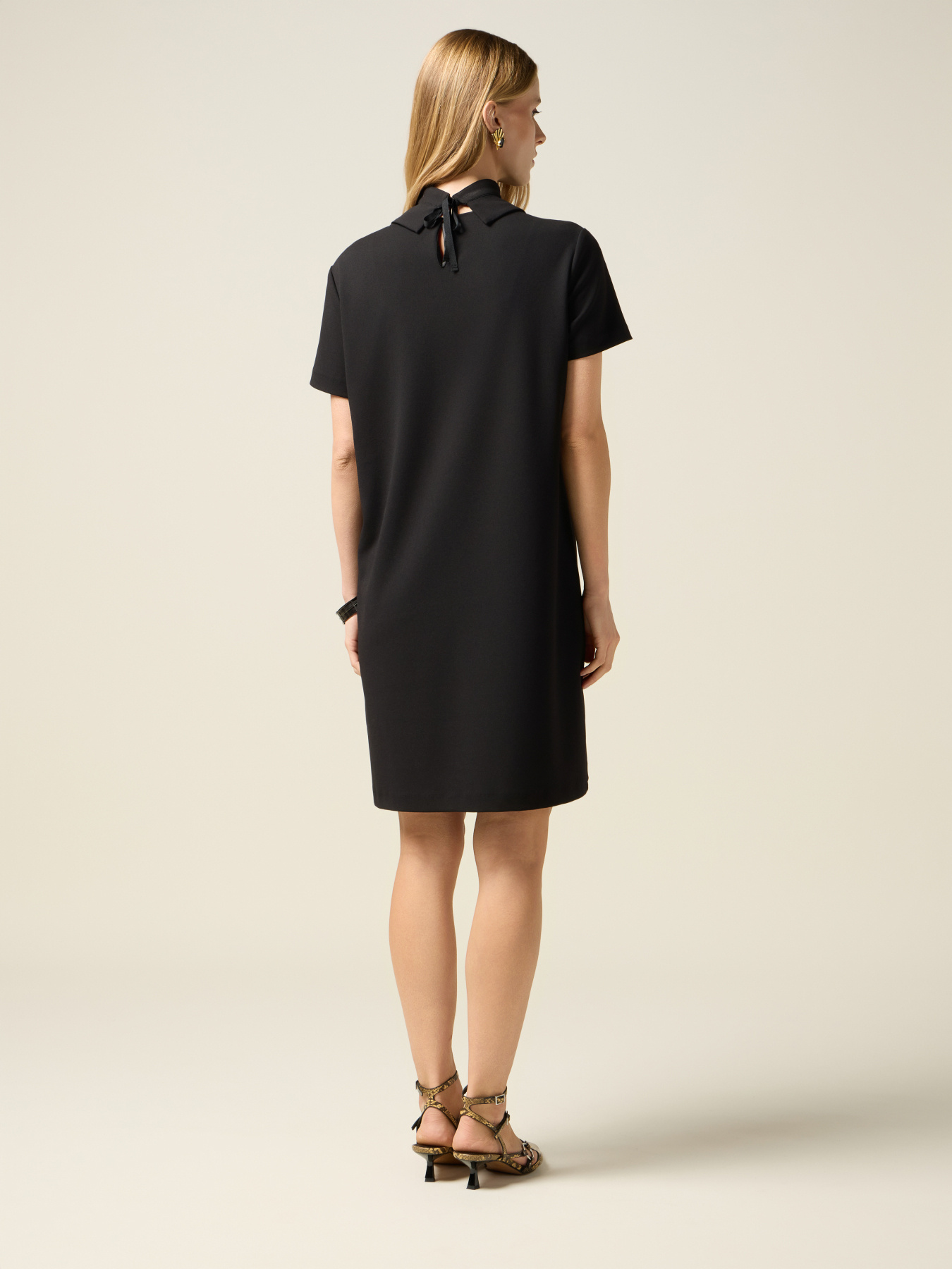 Vestito regular con colletto staccabile image number 1