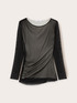 T-shirt maniche lunghe in tulle image number 4