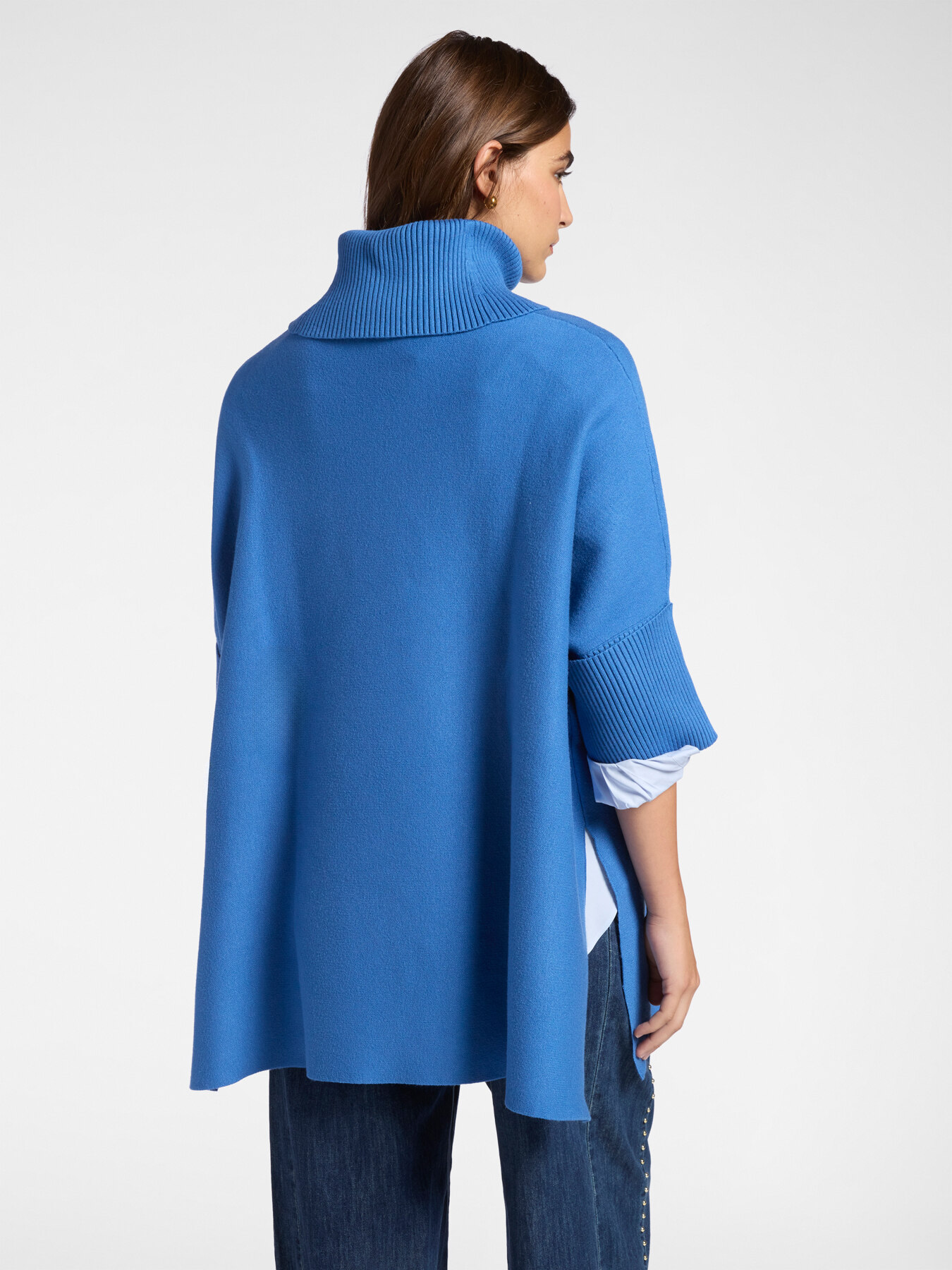 Cowl-neck cape image number 1