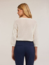 Maglia traforata con disegno jacquard image number 1
