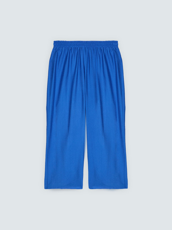 Pantalon court en viscose