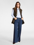 Sleeveless blazer in stretch cady image number 2