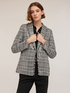 Veste à carreaux en tweed avec paillettes image number 2