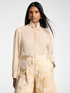 Camicia lunga in georgette image number 0