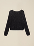 Maglia misto mohair con paillettes image number 3