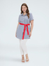 Camicia a righe in misto cotone image number 0