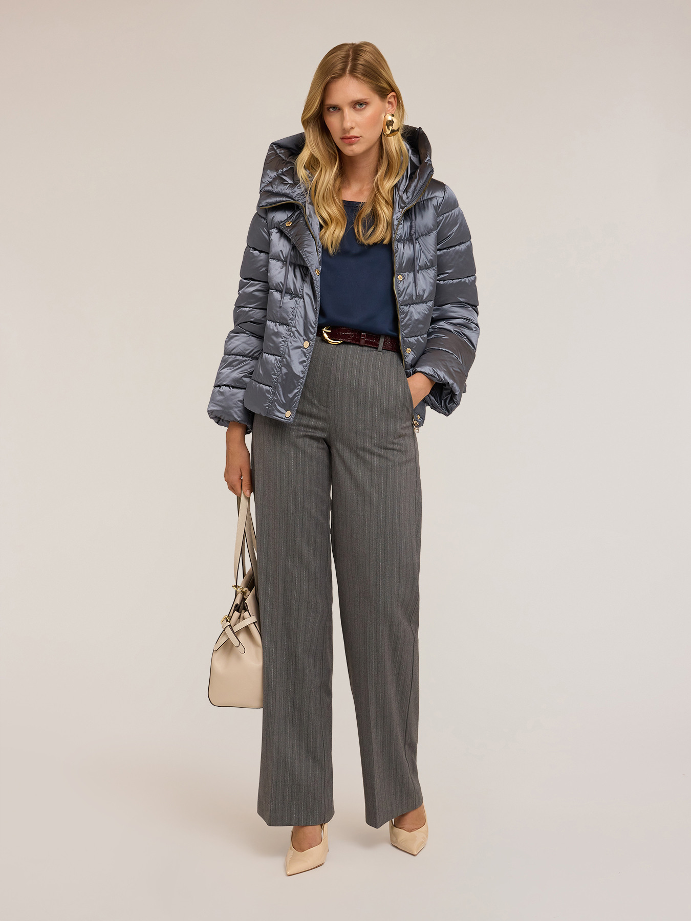 Doudoune en nylon brillant image number 3