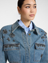 Giacca in denim con applicazioni image number 3