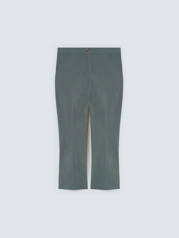 Kick Flare Pants in stretch fabric