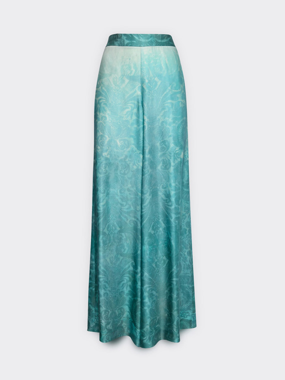 Printed palazzo pants