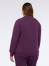 Sweat-shirt zippé en double tissu image number 1