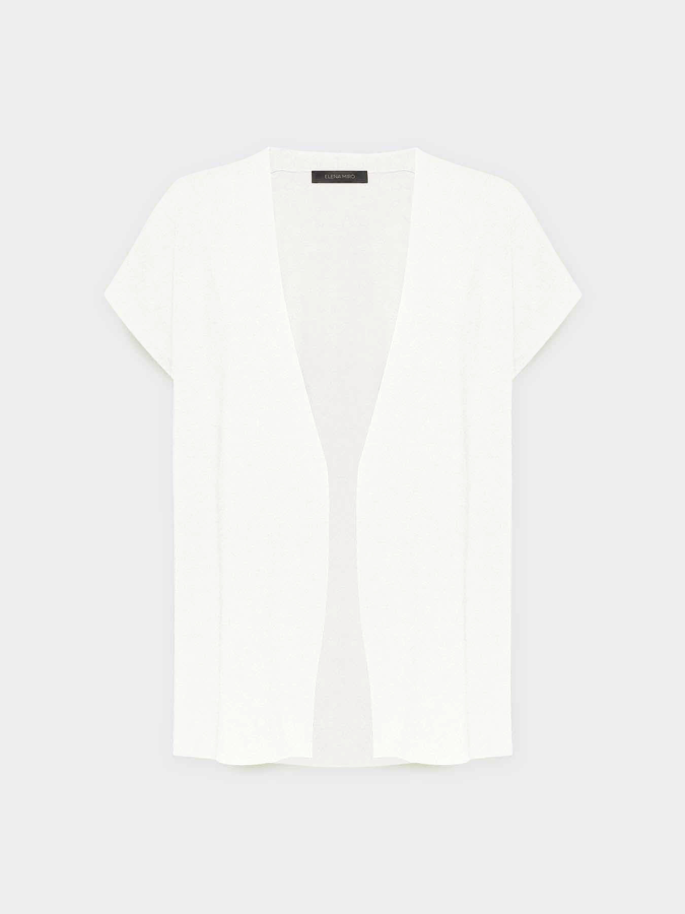 Gilet long avec manches courtes image number 4