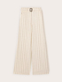 Pinstripe palazzo pants The Tailoring Lab image number 5