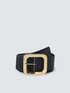 Belt with maxi golden buckle image number 1