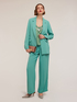 Blazer da completo con piping in tono image number 3
