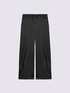 Weite Hose aus Stretch-Satin image number 4