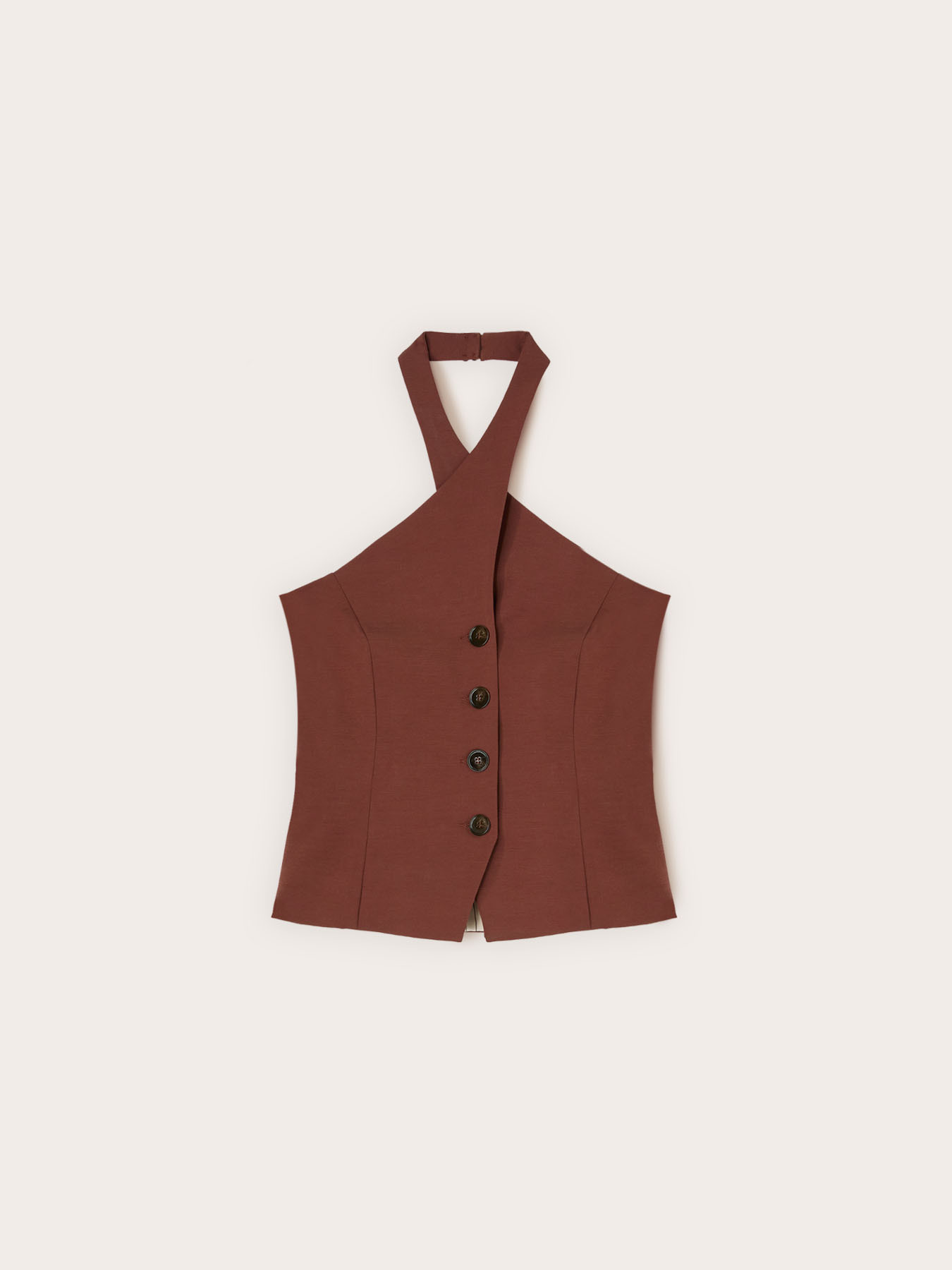 Top cu guler halter The Tailoring Lab image number 5