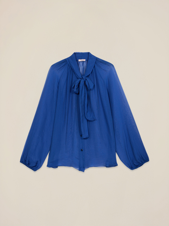 Blusa in voile misto seta