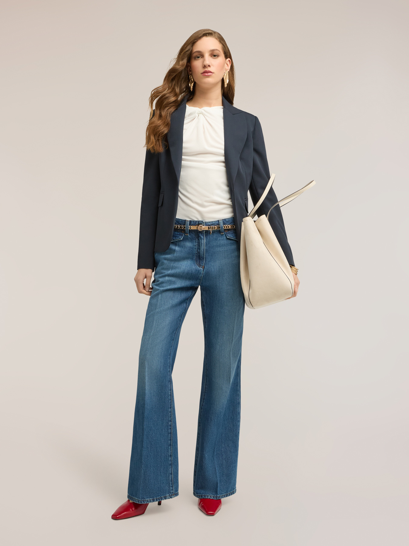 Jean flare avec poches image number 0