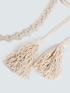 Braided rope belt with rings image number 2