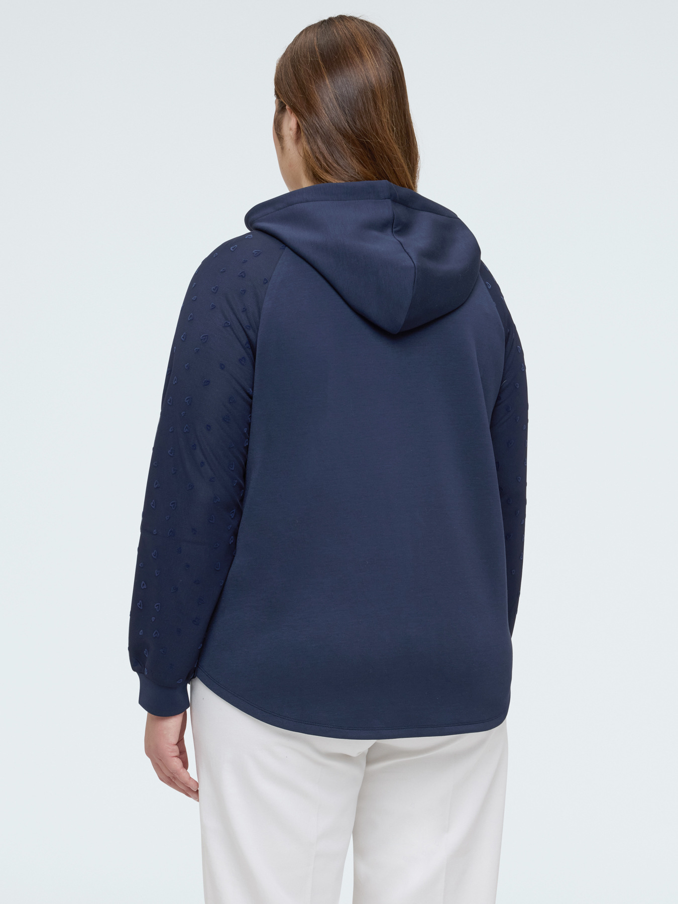 Kapuzenpullover mit Herzchen-&Auml;rmeln image number 1