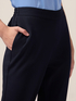 Pantaloni joggers in tessuto scuba crêpe image number 2