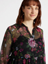 Langes Hemdblusenkleid mit Blumenmuster image number 3