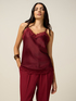 Top lingerie in raso e pizzo image number 3