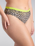 Bikini mit Makula-Print und fluoreszierenden Details image number 7