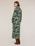 Vestito chemisier in raso fantasia floreale image number 1
