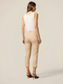Cotton blend cropped trousers image number 1