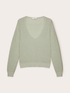 Pullover scollo a v in cotone image number 4