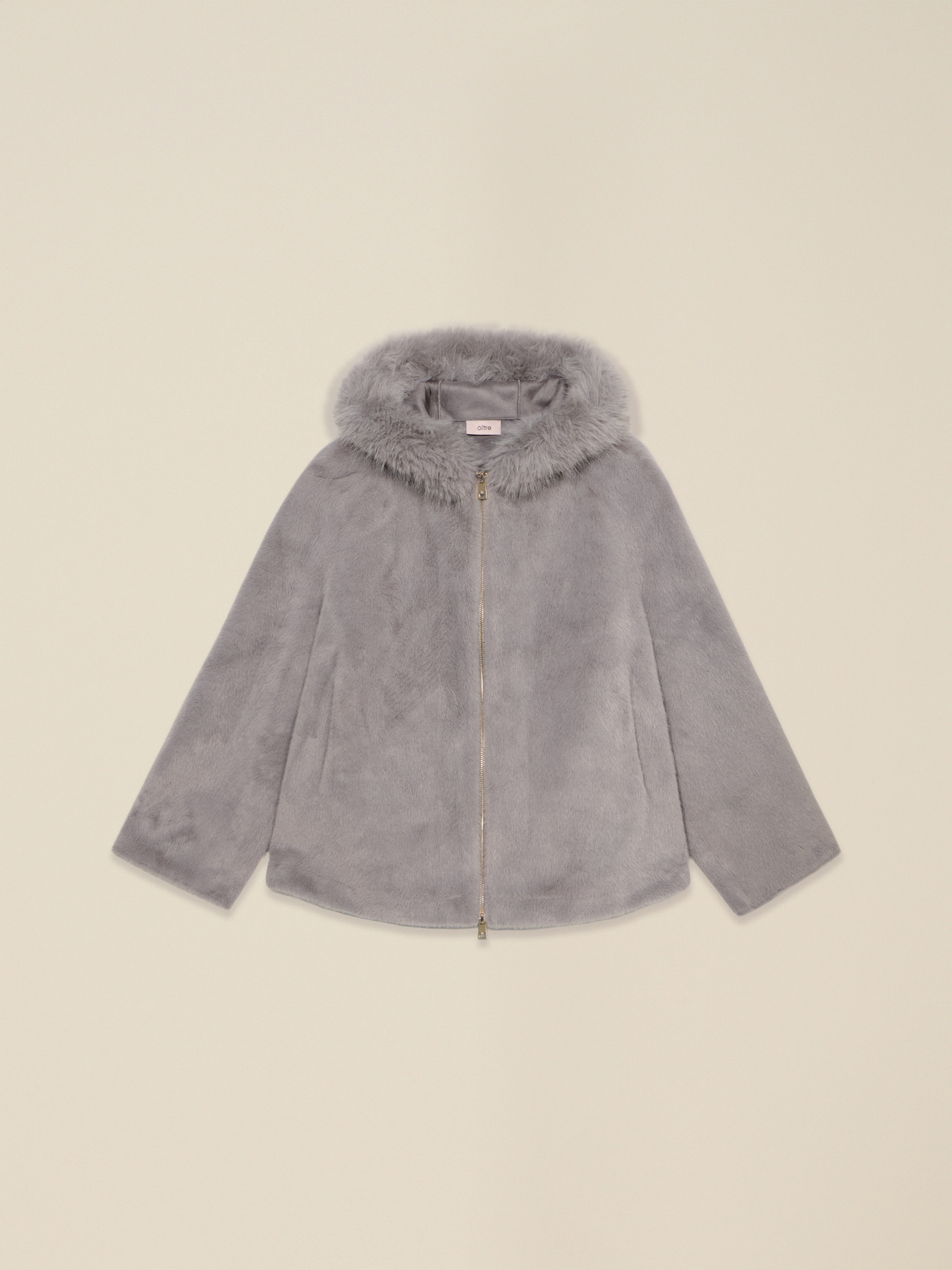 Short parka with hood image number 4
