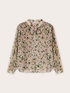 Blusa in chiffon fantasia floreale image number 0