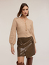 Cardigan tricotat cu paiete image number 3